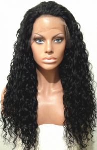 jet black human hair lace front wigs