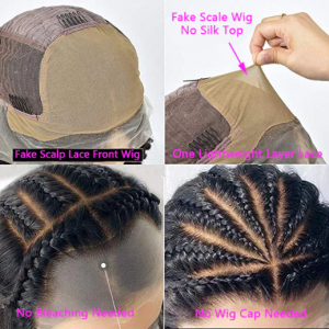 What does fake scalp wig mean