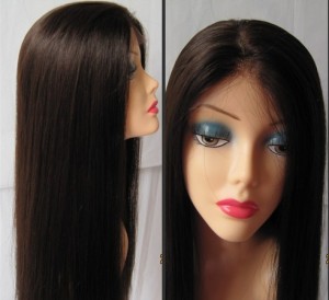 Glueless silk top lace wigs