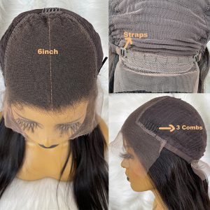 Pre Plucked Bleached Knots Lace Front wig