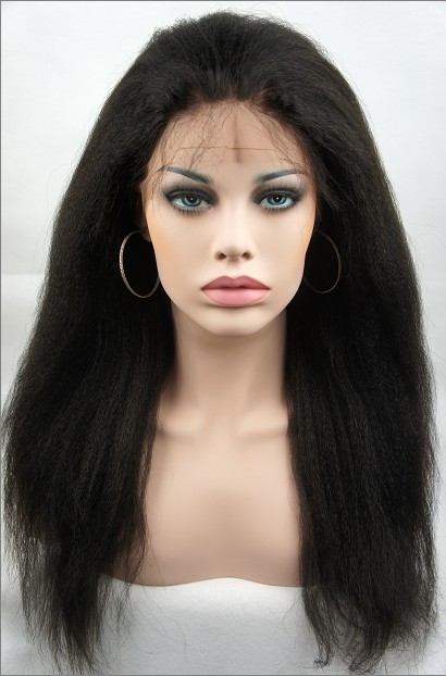 glueless full lace wig silk top italian yaki