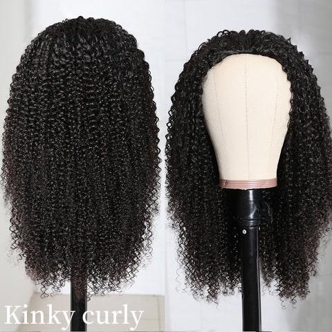 kinky curly half wigs