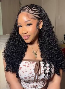 half wig for fulani braids