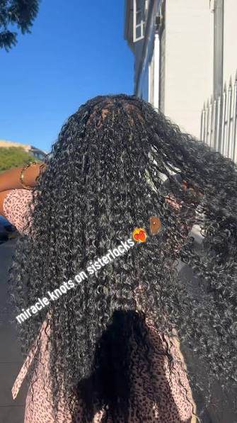 miracle knots over sisterlocks
