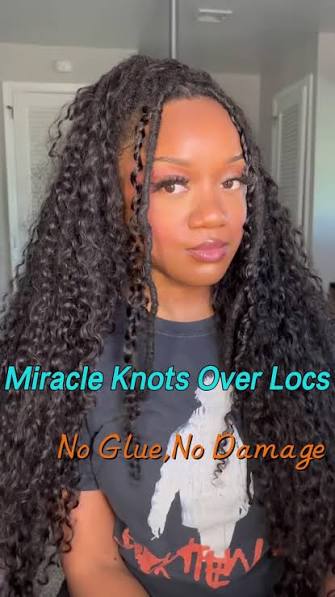 miracle knots over locs