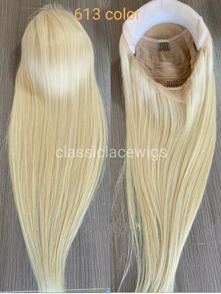 613 lace front human hair wig